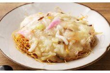 長崎伝統の味 ひふみの長崎皿うどん 8個セット 8食分 長崎皿うどん 皿うどん 海鮮 長崎名物 郷土料理 グルメ 簡単調理 セット 九州 長崎県 時津町 冷凍