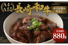 自家製 長崎和牛 すじ 約220g×4パック 計約880g 国産 牛肉