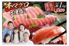 まぐろ マグロ 長崎県産 本マグロ 大トロ 中トロ 赤身 詰め合わせ 総計1kg [大村湾漁業 長崎県 東彼杵町 hs42bag670025] まぐろたたき マグロたたき 鮪 刺し身 刺身 マグロ赤身 赤み マグロ丼 冷凍