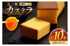 カステラ 五三焼カステラ 0.6号 310g 10本セット [長崎カステラセンター心泉堂 長崎県 東彼杵町 hs42bag180020] 和菓子 かすてら 長崎 お菓子 おやつ