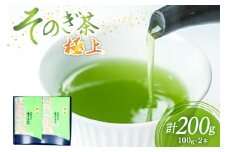 茶 緑茶 新茶 そのぎ茶 (極上) 100g 2袋入り 総計200g [まるせい酒井製茶 長崎県 東彼杵町 hs42bag370009] 茶 ちゃ お茶 おちゃ 緑茶 りょくちゃ 日本茶 茶葉