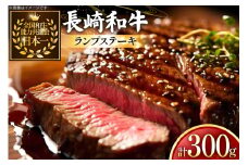 牛肉 長崎和牛 ランプ ステーキ 150g 2枚 300g [黒牛 長崎県 東彼杵町 hs42bag750024] ランプ肉 ランプステーキ らんぷ らんぷ肉 希少部位 赤身 赤身ステーキ