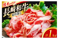 牛肉 切り落とし 長崎和牛 切り落し 1kg [大川ストアー 長崎県 東彼杵町 hs42bag580003] 肉 牛肉 1kg すき焼き