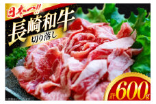 牛肉 切り落とし 長崎和牛 切り落し600g [大川ストアー 長崎県 東彼杵町 hs42bag580012] 肉 牛肉 和牛 焼肉