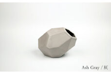 【Ash Gray /灰】【波佐見焼】corock フラワーベース 〈Lサイズ〉花瓶 nucca NEIROシリーズ【選べる6色！】【山下陶苑】[OAP047-3]