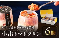小串トマトクリン 6個入り "川棚町名産 濃厚な小串トマトとはちみつレモンのソルベ"【BUCO cafe】[OBJ008] / アイス アイスクリン あいす トマトアイス とまとあいす ソルベ シャーベット レモンシャーベット くりんあいす アイスクリーム しゃりしゃりアイス こだわりスイーツアイス