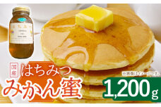 はちみつ みかん蜜 1.2kg/ 蜂蜜 国産 瓶 入り 長崎県 川棚町産【小佐々養蜂場】[OCY004] / はちみつ 蜂蜜 国産 長崎県 はちみつ 川棚町産はちみつ 百花蜜 はちみつ スイーツ 甘味料 ハチミツ ハニー 蜂蜜 はちみつ