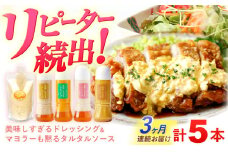 【3回定期便】スムージー専門店が作った ドレッシング 300g×4本（たまねぎ・人参・ごぼう・カレー）＆タルタルソース 300gパウチ【ビタミン・スタンド】[OAK030] / 調味料 サラダドレッシング 野菜ドレッシング 野菜ソース 玉ねぎドレッシング 調味料ドレッシング たまねぎドレッシング タマネギどれっしんぐ 調味料 川棚調味料 スムージー調味料