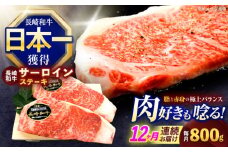 【12回定期便】長崎和牛サーロインステーキ 約800g(200g×4枚)【株式会社 黒牛】[OCE044] / 牛肉 さーろいん サーロインステーキ ステーキ肉 さーろいんすてーき サーロイン肉 ステーキ すてーき