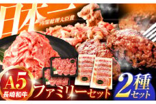 長崎和牛A5ランク ファミリーセット（ロース小間切れ800g＆特選ハンバーグ10個セット）【肉のあいかわ】 [OCH028] / 牛肉j切り落とし 国産牛肉きりおとし はんばーぐ 牛肉ストック 冷凍ハンバーグ