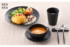 【波佐見焼】玄鎬（くろしのぎ） パーティーセット 小鉢 プレート スープカップ 食器 皿 【利左エ門】 [QB20]