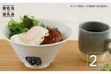 【波佐見焼】 おしゃれ丼 どんぶり 2個セット  食器 皿 【Cheer house】 [AC01]