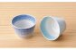 BB15 【波佐見焼】 色染流し ソバチョコ 2点セット 青×水色 【一真陶苑】-3