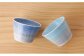 BB15 【波佐見焼】 色染流し ソバチョコ 2点セット 青×水色 【一真陶苑】-4