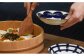 QA73 【波佐見焼】natural69　焦がし呉須5寸皿　4枚セット(丸紋／格子／十草／木の葉)-6