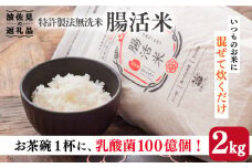 腸活米 2kg ( 無洗米 )【出島トンボロ】 [VD01]