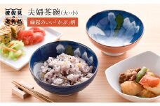 【波佐見焼】かぶ 夫婦 茶碗 縁起のいい柄シリーズ 食器 皿 【大新窯】 [DC26]