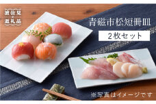 【波佐見焼】青磁市松短冊皿2枚セット 食器 皿 【洸琳窯】 [GE06]