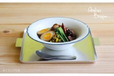 【波佐見焼】深めのリム鉢 UFO鉢  ボウル カレー皿 パスタ皿  食器 皿 【アトリエビスク】 [RD19]