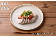 【波佐見焼】白刷毛飛び鉋 プレート M・L 2枚セット 食器 取り皿  陶器【利左エ門窯】 [QB43]