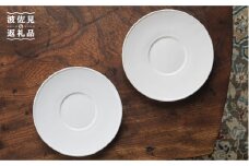 【波佐見焼】デルフト皿 プレート18cm 白つや釉 2枚セット 食器 皿 【イロドリ】 [KE19]