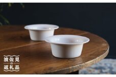 【波佐見焼】ハット ボウル 白つや釉 2個セット 食器 皿 【イロドリ】 [KE23]