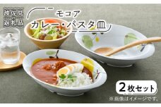 【波佐見焼】モコア カレー・パスタ皿 ボウル 2枚セット 食器 皿 【陶豊】 [OE19]