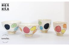 【波佐見焼】りんご（ 茶碗 ・ 湯呑 ）4点セット 食器 皿 【陶芸ゆたか】 [VA91]