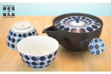 【波佐見焼】割水玉 茶器セット 湯飲み 急須 ティーポット 陶器 食器 皿 【岩永製陶】 [ZD20]