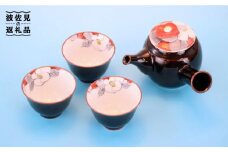 【波佐見焼】花絵蒔（はなえまき）急須 茶器セット ティーポット 湯飲み  食器 皿 【仙右エ門陶房】 [ZD16]