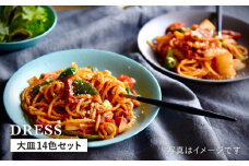 【波佐見焼】料理を引き立たせる 大皿 14色セット 食器 皿 【DRESS】 [SD37]