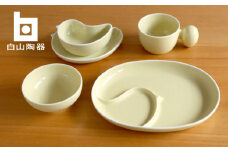 【白山陶器】【PiPi】お子様用食器 イエロー 5点セット【波佐見焼】 [TA197]