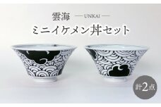 【波佐見焼】雲海 ミニイケメン丼 2個セット 食器【大新窯】 [DC156]