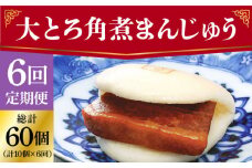 【全6回定期便】 長崎 大とろ角煮まんじゅう 10個 ＜岩崎本舗＞ [DBG044] 角煮まん 角煮 豚角煮 簡単 惣菜 冷凍 おやつ 中華