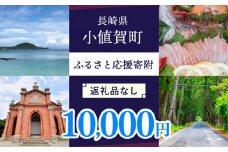 【返礼品なし】長崎県小値賀町 ふるさと応援寄附金（10,000円分） [DYZ005]10000円 1万円 10000 円 以上