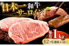 【全12回定期便】【A4～A5】長崎和牛サーロインステーキセット　1kg（250g×4枚）【株式会社 MEAT PLUS】 [DBS092]長崎和牛 和牛 国産 牛肉  長崎和牛 サーロイン ステーキ セット 1kg 250g 4枚12回定期便 定期便 12回