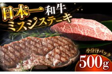【厳選希少部位】 【A4～A5】長崎和牛ミスジステーキ　約500g（100g×5p）【株式会社 MEAT PLUS】 [DBS030]長崎和牛 和牛 国産 牛肉  長崎和牛 ミスジ ステーキ みすじ 500g 100g 5パック 15000円 以上