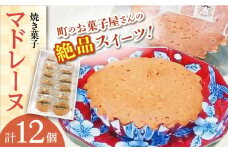 【当店自慢！】こだわり 焼き菓子 マドレーヌ 12個入【栗まんじゅう本舗 小田製菓】 [QAR005]