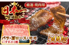 【A4～A5】長崎和牛焼肉用　500g【株式会社 MEAT PLUS】 [QBS001] 冷凍 国産牛 牛肉 ブランド牛 焼き肉 牛肉 肉 お取り寄せ 焼肉 BBQ バーベキュー