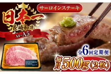 【全6回定期便】【A4～A5】長崎和牛サーロインステーキセット　500g（250g×2枚）【株式会社 MEAT PLUS】 [QBS073] 牛肉 和牛 焼き肉 バーベキュー バーベキュー サーロイン さーろいん 和牛 サーロインステーキ