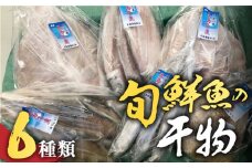 【贅沢な旬鮮魚の干物！旨味がぎゅっ！】五島 干物 6種 セット【はたした】 [RAF001]