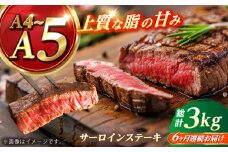 【全6回定期便】 長崎和牛 サーロイン ステーキ 250g×2 【KRAZY MEAT】 A5 A4 冷凍 和牛 肉 牛肉 BBQ [RCQ012]