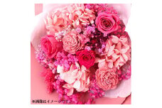 【ホットピンク】 プリザーブドフラワーの花束