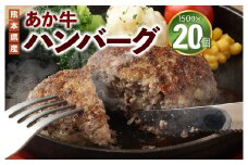 熊本県産あか牛ハンバーグ 計約3kg 約150g×20個