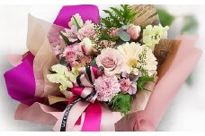 【ピンク系】 生花アレンジ Lサイズ 生花 生け花 花 フラワー アレンジ 日用品 雑貨 九州 熊本県 熊本市 常温 冷蔵