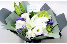 【おまかせ】 お供え用 生花 （仏花） アレンジ Lサイズ 生け花 花 フラワー お供え 仏壇 日用品 雑貨 九州 熊本県 熊本市 常温 冷蔵