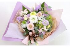 【白＋ピンク系】 お供え用 生花 （仏花） アレンジ Lサイズ 生け花 花 フラワー お供え 仏壇 日用品 雑貨 九州 熊本県 熊本市 常温 冷蔵