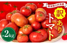 【先行予約】【訳あり】 八代市産 規格外トマト 約2kg 熊本県 八代市 特産品 規格外 トマト 野菜 やさい 新鮮 とまと 【2026年4月中旬より順次発送】