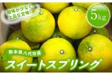 【先行予約】 熊本県八代市産 スイートスプリング 約5kg 柑橘 フルーツ 果物 【2025年12月上旬より順次発送】