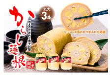 高見 からし蓮根 丸大 250g×3本入り 辛子蓮根